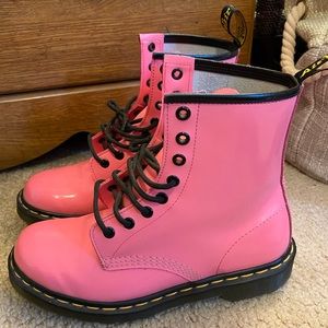Doc Martens 1460 pink boots size 8
